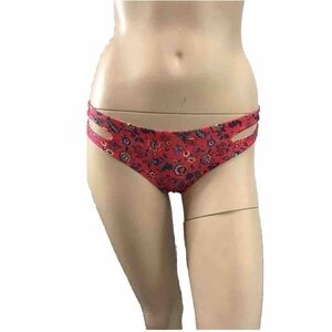 L SPACE bikini button floral print